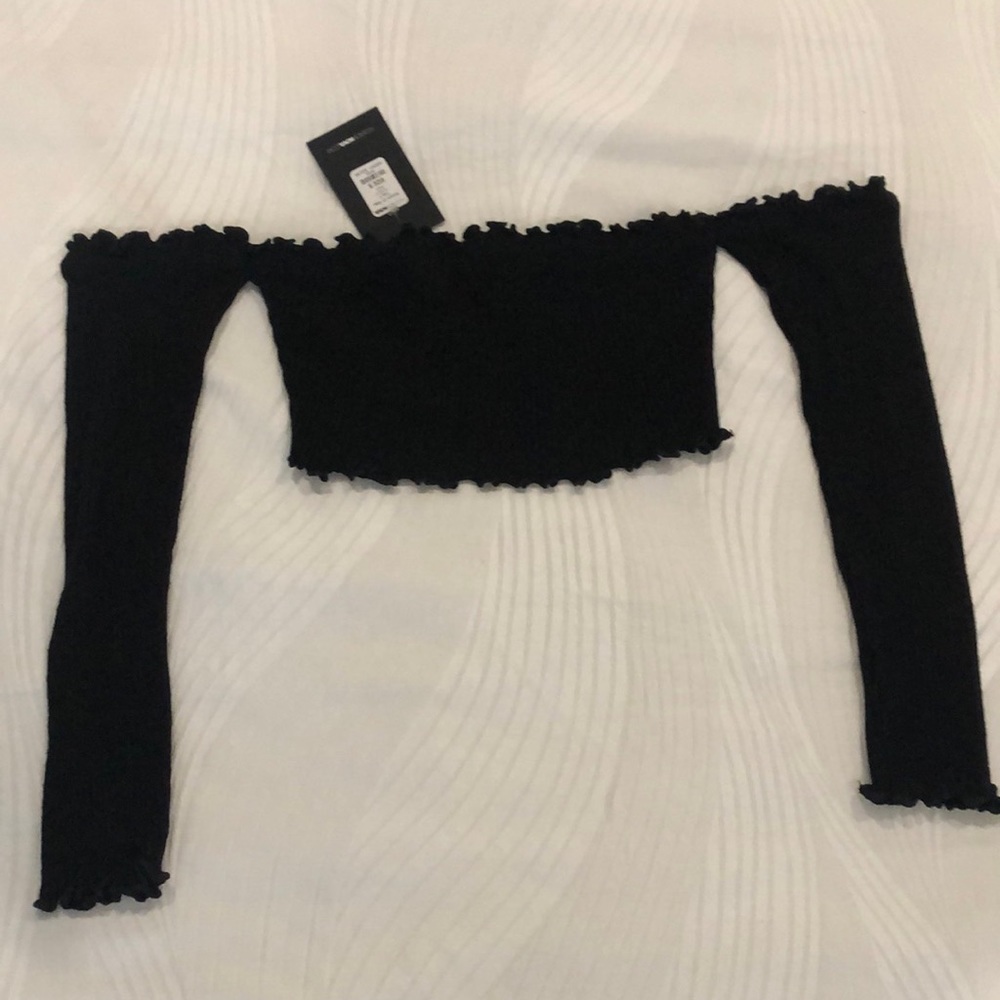 Ruffled crop top